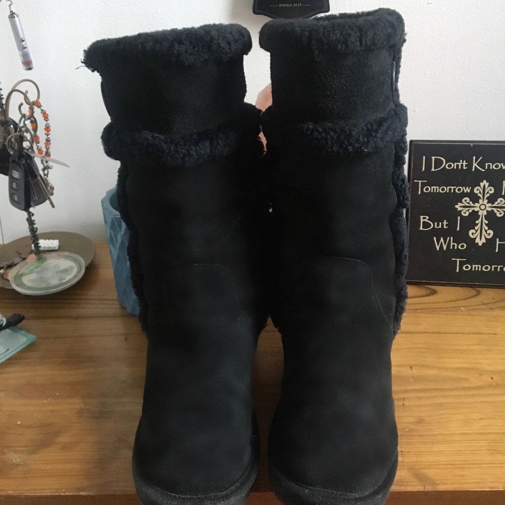Michael Kors Black Fur Boots